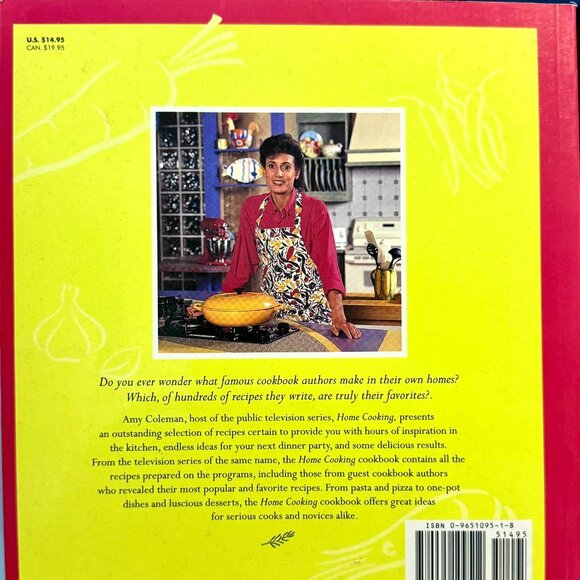 HOME COOKING with Amy Coleman Cookbook pb. Public Television Series Recipe Book - Picture 2 of 12